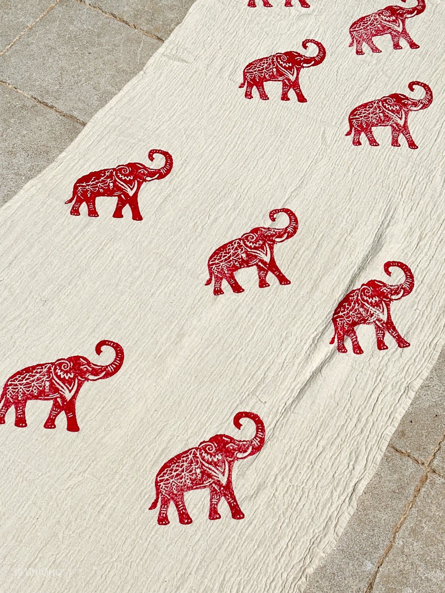 Beach Towel, Pestamal, Red Palm Tree