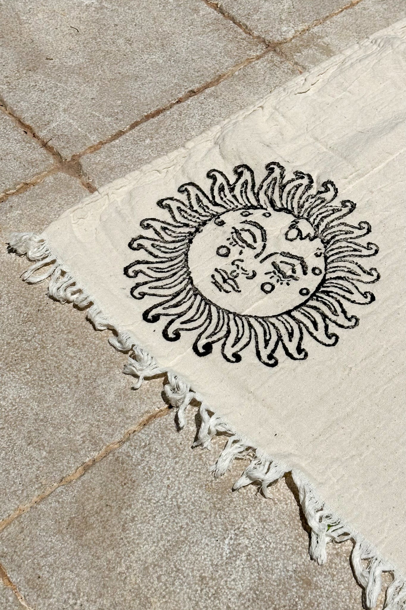 Beach Towel, Pestamal, Red Palm Tree