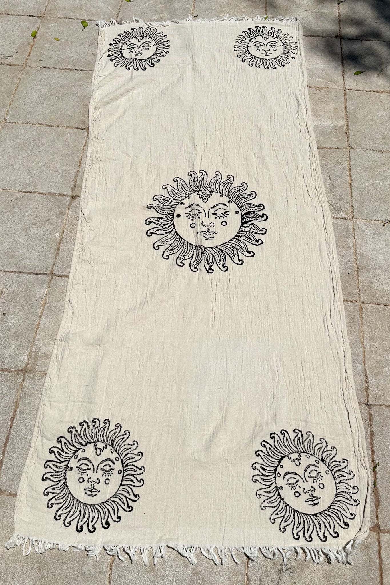 Beach Towel, Pestamal, Red Palm Tree