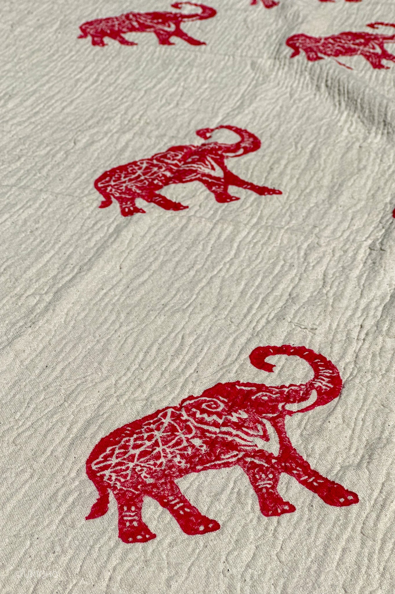 Beach Towel, Pestamal, Red Palm Tree