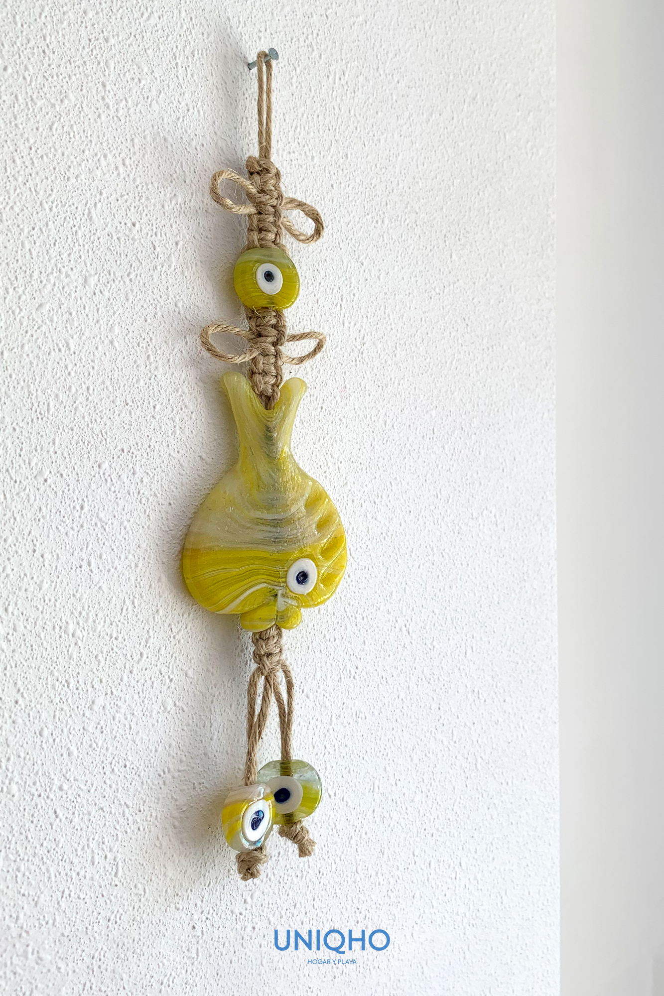 Decoración de pared, Pez Nazar, Amarillo