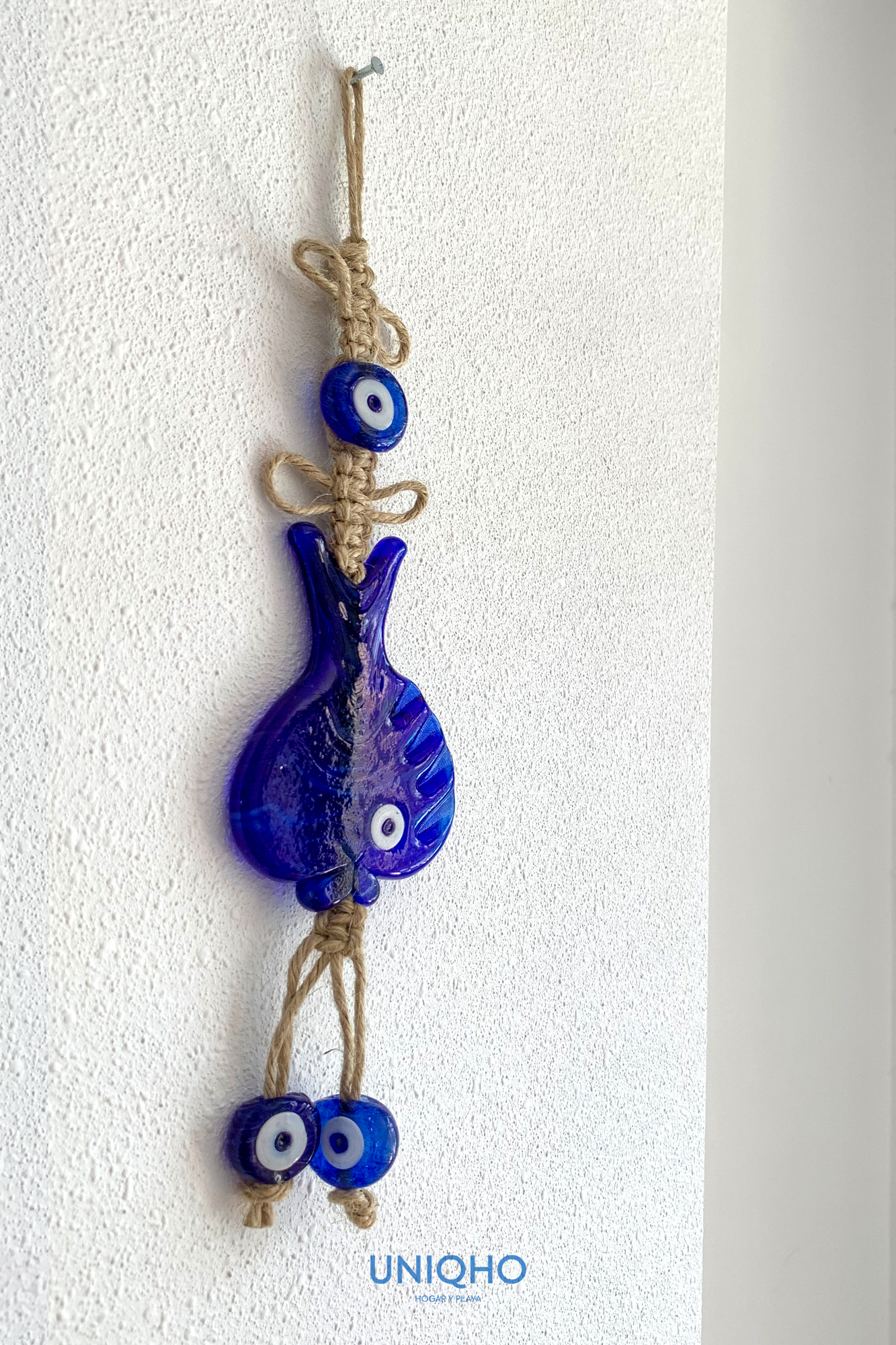 Decoración de pared, Pez Nazar, Azul Oscuro