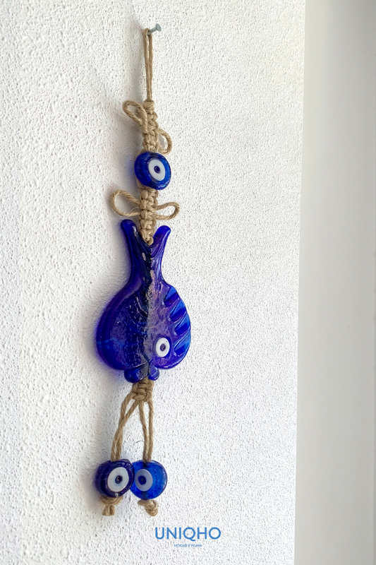 Decoración de pared, Pez Nazar, Azul Oscuro
